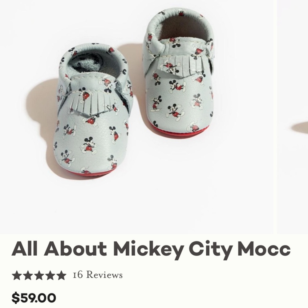 ✨ Disney Mickey Mouse Freshly Picked Moccasins ✨